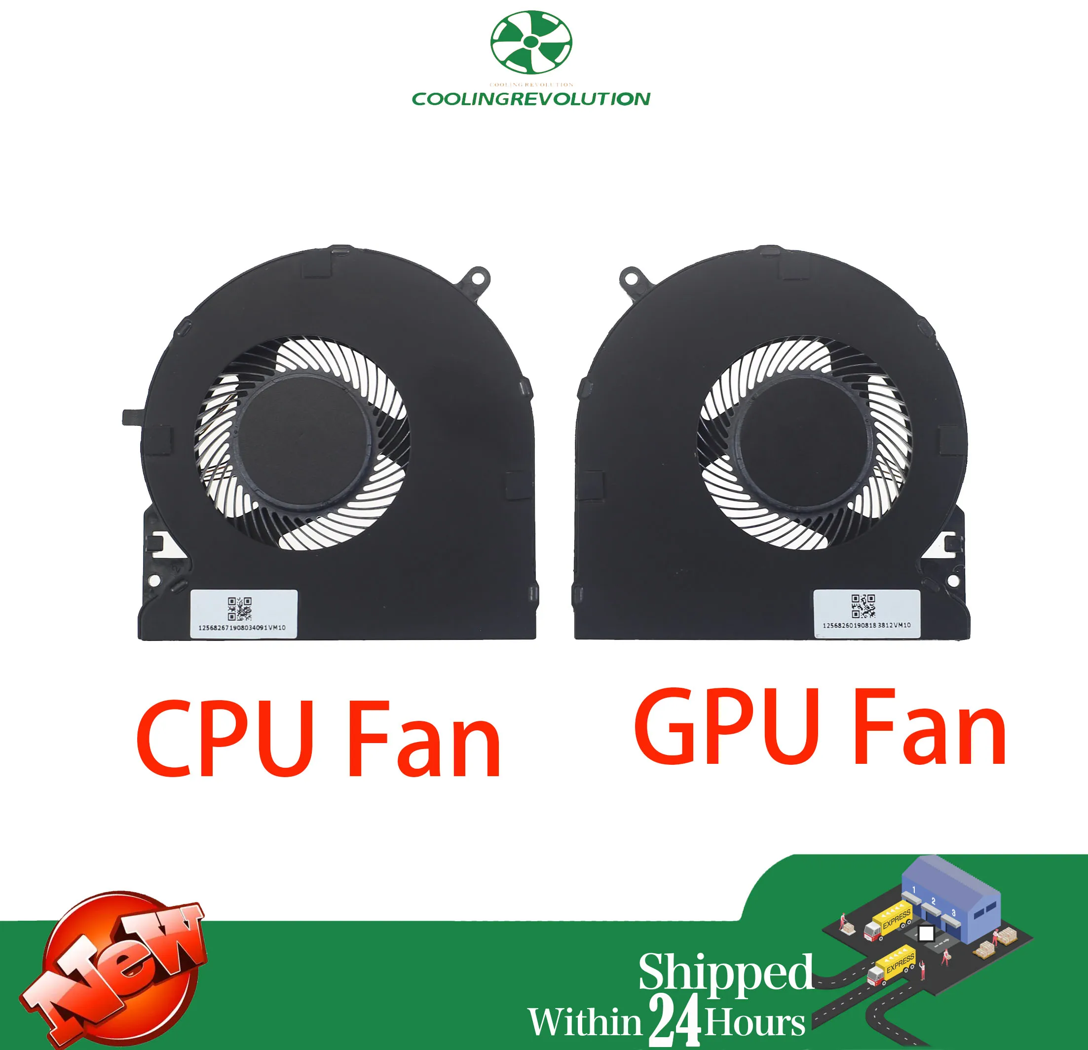 Laptop CPU GPU Cooling Fan DFS5K121144645 DFS5K123043635 DC5V 4Pin for Razer Blade15 RZ09-0301