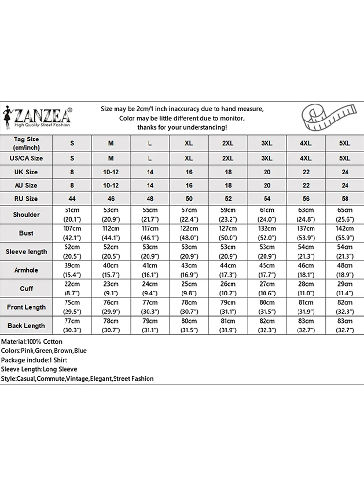 ZANZEA 긴 소매 여성 Camisas Turn-Down Colar 둥근 밑단 특대 streetwear 긴 셔츠 캐주얼 2025 Spring Chemise Femme