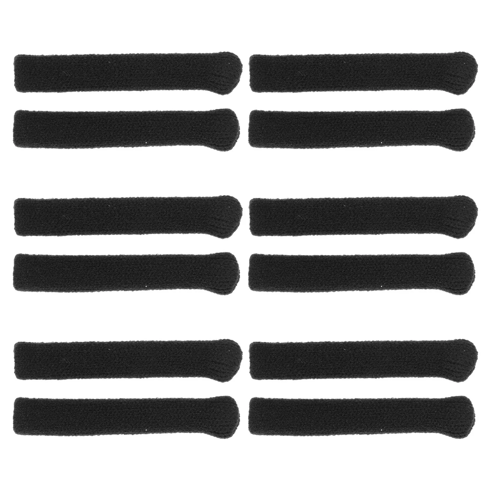 

12Pcs Eyeglass Temple Tips Sleeve High Elastic Anti Slip Soft Knitting Cotton Glasses Ear Cushions Comfortable Glasses Ear Grips