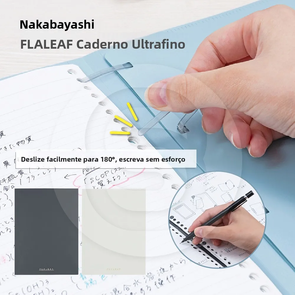 nakabayashi-flaleaf-quaderno-ultra-sottile-con-fogli-rimovibili-e-ricaricabili-b5-layout-piatto-forniture-per-studenti-e-professionisti-copertina-liscia