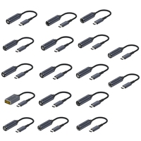100W Type-C to DC5.5x2.1mm Power Cable USB C to 5.5x2.5mm 2.5x0.7mm 3.0x1.1mm 3.5x1.35mm 4.0x1.35mm 4.0x1.7mm 4.8x1.7mm