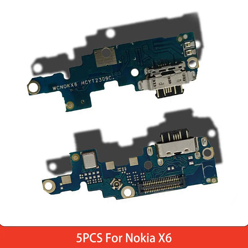 5PCS USB Charger Board Dock For Nokia X6 USB Charging Port USB Plug Jack Connector Replacement