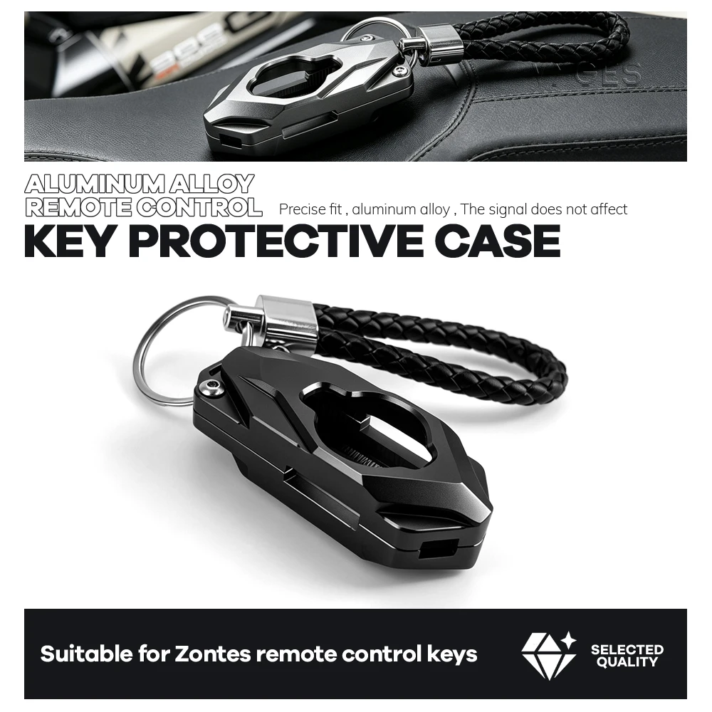 For ZONTES 368G 368M 368D 368K 368E 2024- 703F 703R 703RR Motorcycle Remotecontrol Keychain Remote Key Case Protective Cover
