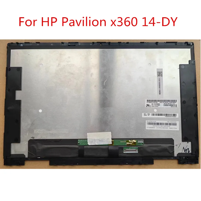 

14"For HP Pavilion x360 Convertible 14-DY 14M-DY LCD Touch Screen Digitizer For HP Pavilion x360 Display with Frame 1920x1080