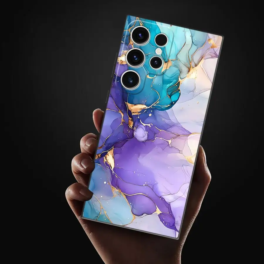 Marble Pattern Phone Case for Samsung Galaxy S22 Plus S21 5G S21 FE S24 S25 Ultra S20 S23 Ultra S22 Ultra Cover view 4