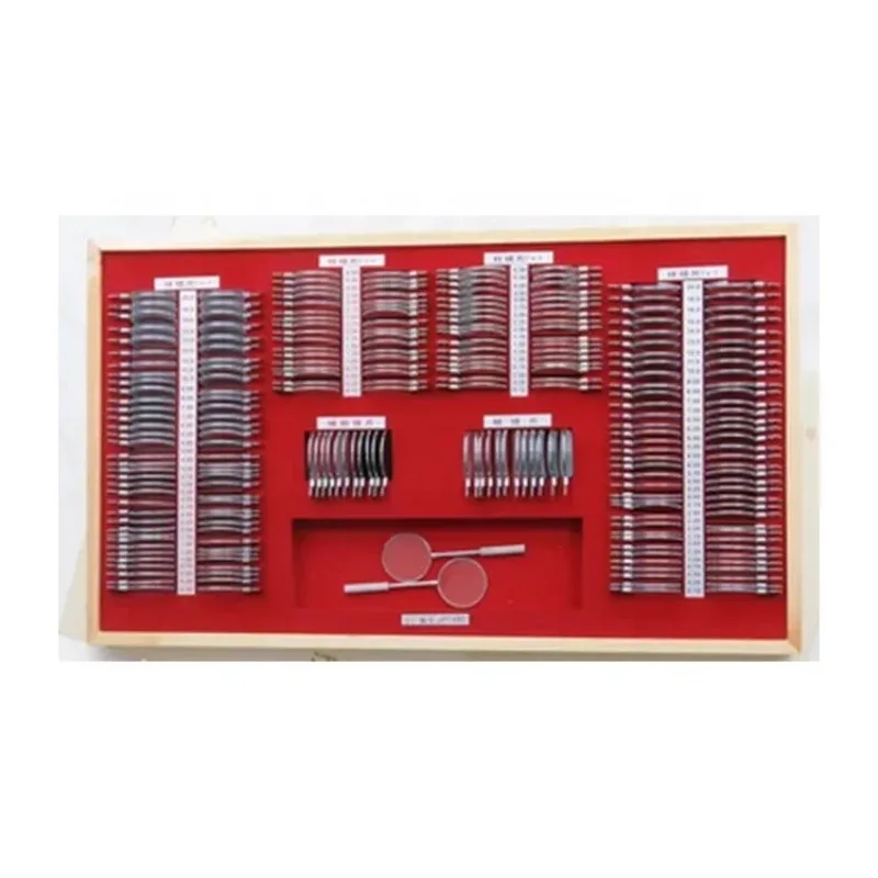 JSL-266 Optometry Box 266 Pieces Metal Rim Optical Instrument Ophthalmic Trial Lens Set