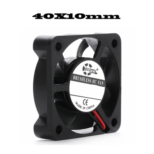 Imagen 2 del producto 40mm 50mm 60mm 70mm 80mm 92mm 120mm DC 5V 12V 24V caja de Motor sin escobillas de refrigeración Axial ventilador silencioso rodamiento de manga de 2 pines