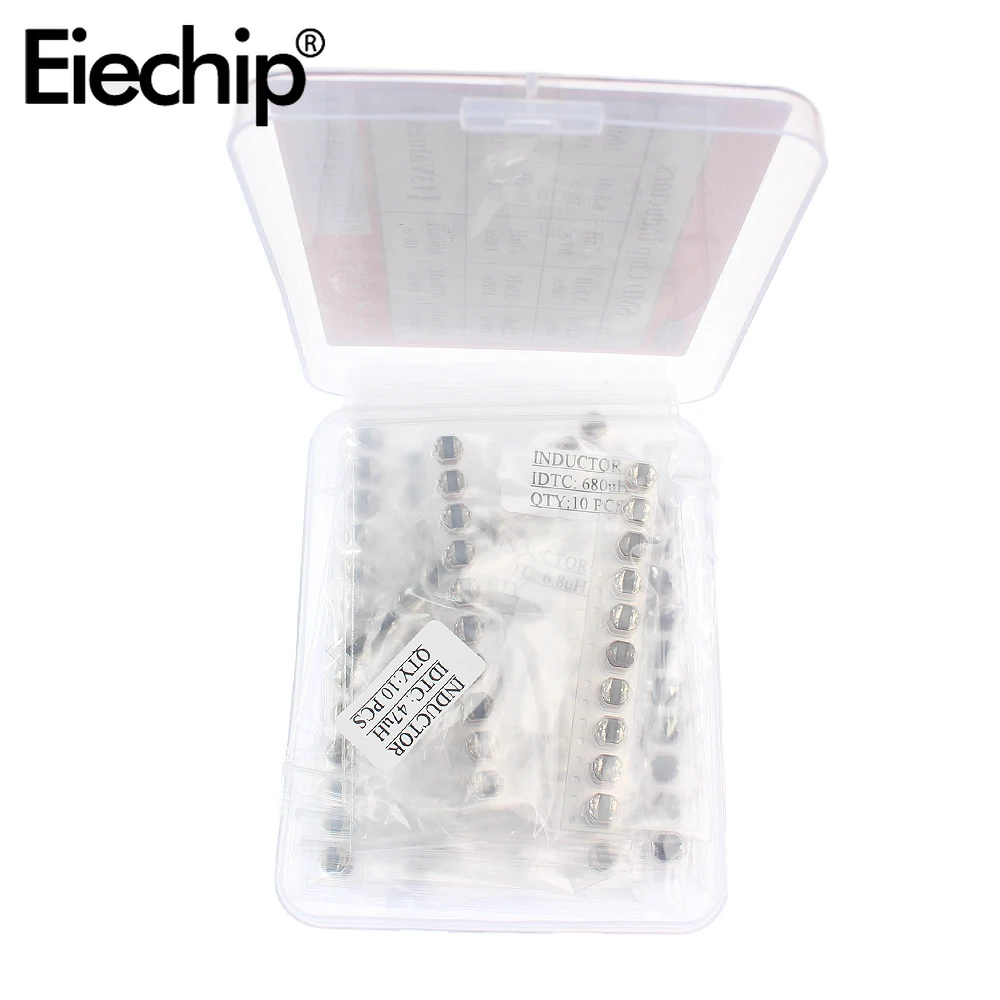 130PCS CD54 SMD Power Inductor Kit Diy Electronics, 2.2uH~680uH CD54 Inductor Assortment Set for DC-DC Converters