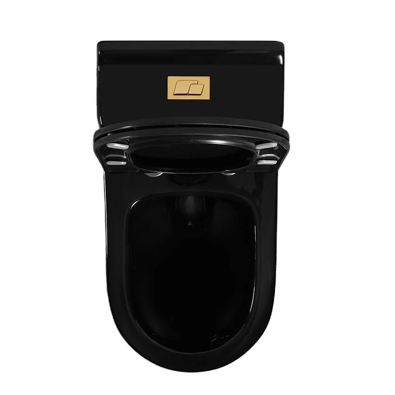 terrazzo glaze high-quality floor-to-ceiling sanitary ware black spot water toilet bathroom ceramic integrated toilet