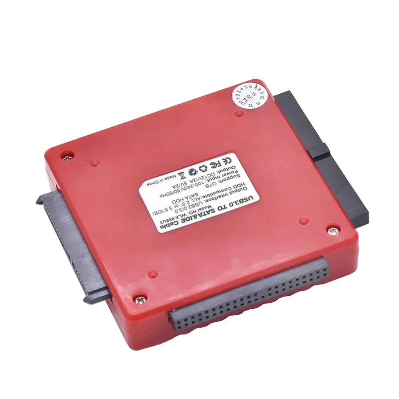 بيع التخليص 2.5/3.5 USB 3.0 إلى محول SATA/IDE محول القرص الصلب لقرص القرص الصلب العالمي HDD/SSD مع مصدر الطاقة
