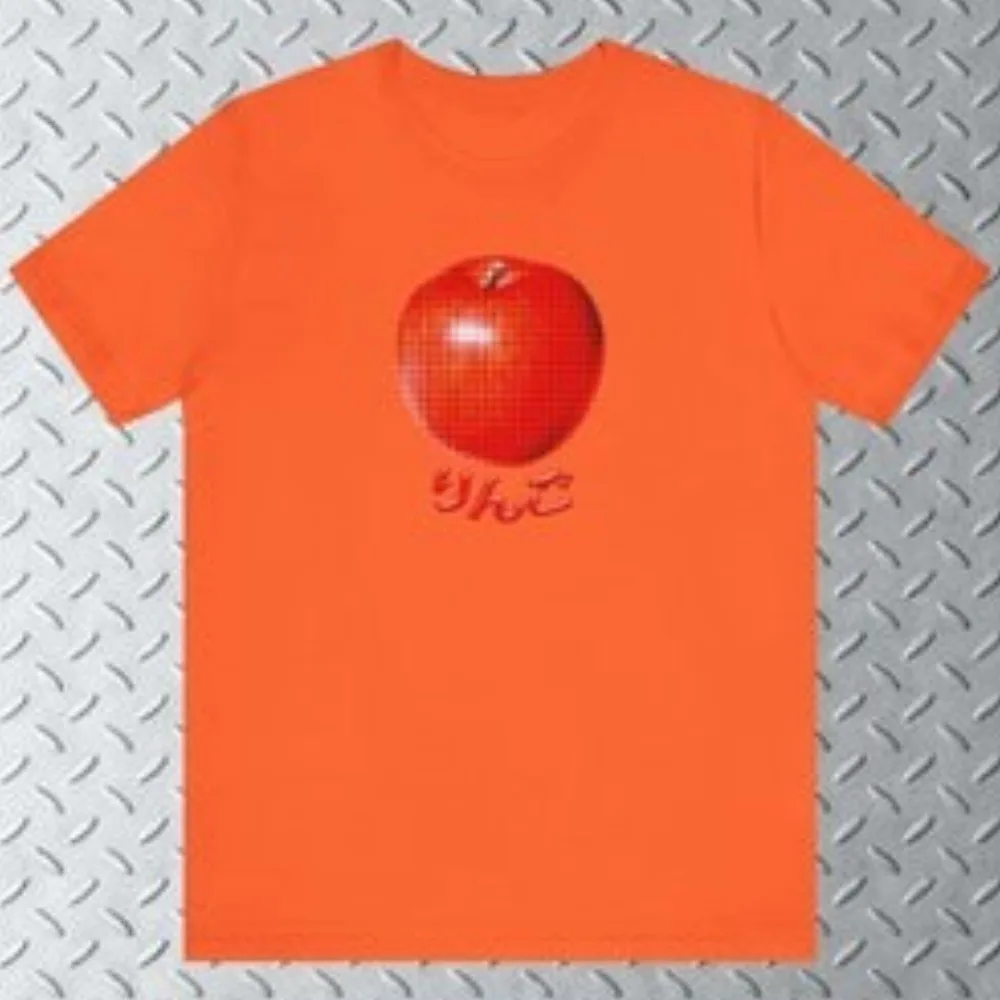 กราฟิกเสื้อยืดอาหารGraphic Teeญี่ปุ่นผู้ชายผู้หญิงแฟชั่นCrewneckผลไม้สีแดงHalfoneกราฟิกUnisexฤดูร้อนTee Tops