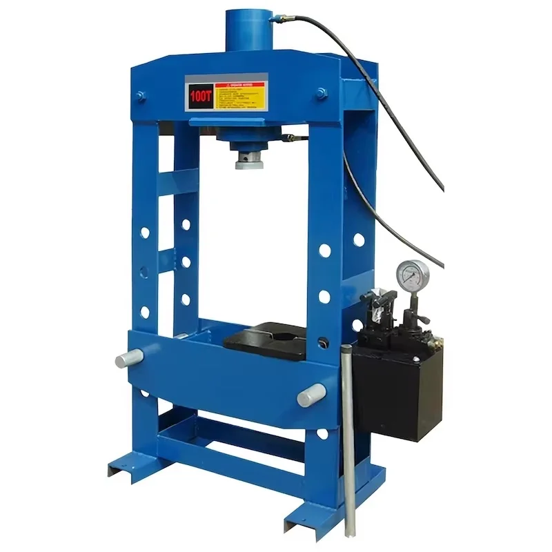 Customized 100 Tonnage Small Gantry Hydraulic Press Machine for Track Chain Bearing And Rubber Product Manufacturing