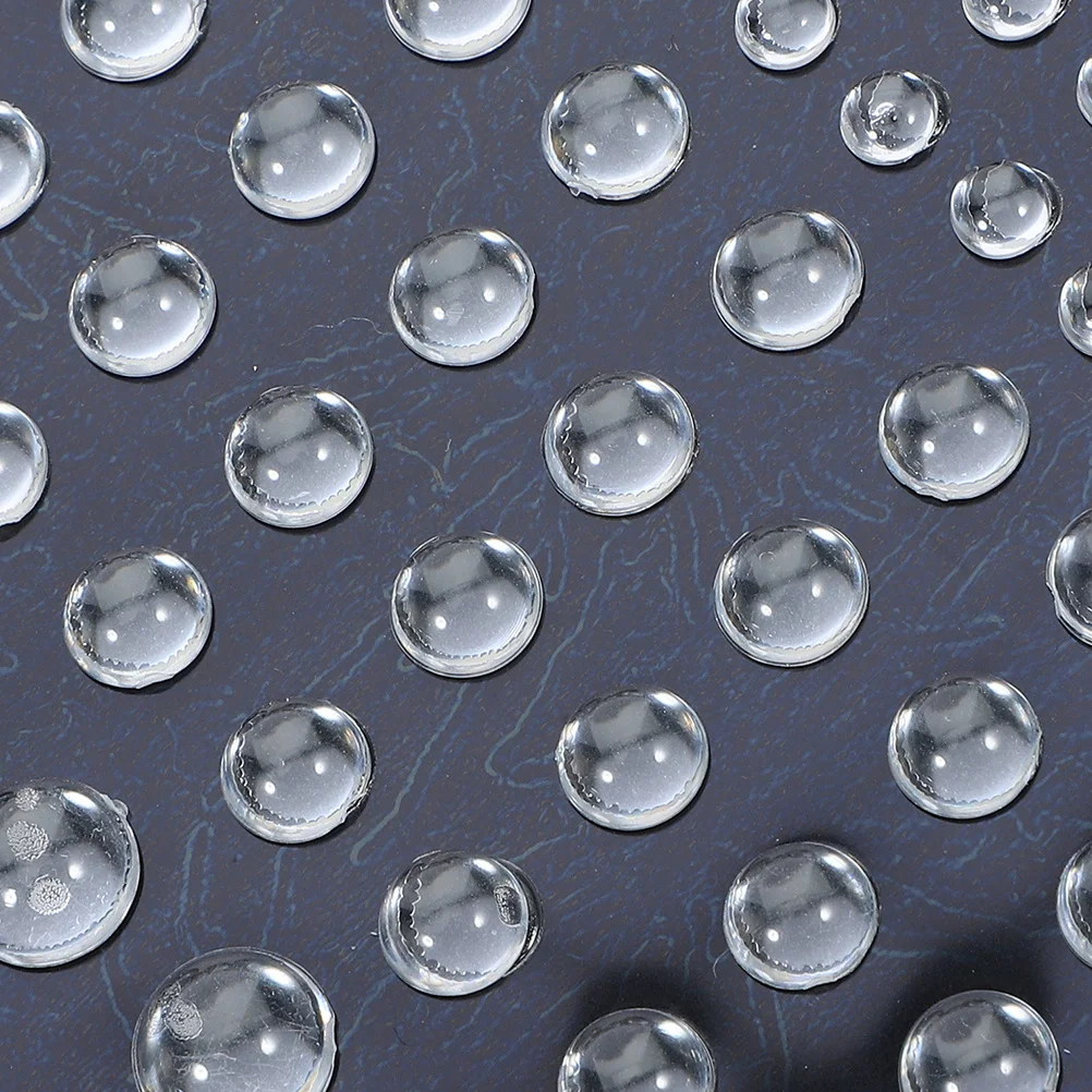 

4 Sheets Transparent Dewdrop Stickers Water Droplets Embellishment Clear Acrylic Scrapbooking Card Making Decoration