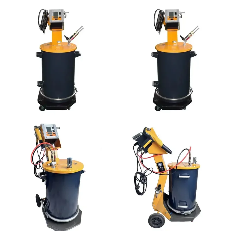 Professional Electrostatic Metal Coating Machine Adjustable Flow Spray Gun for Steel Substrates Main Motors Fast Delivery