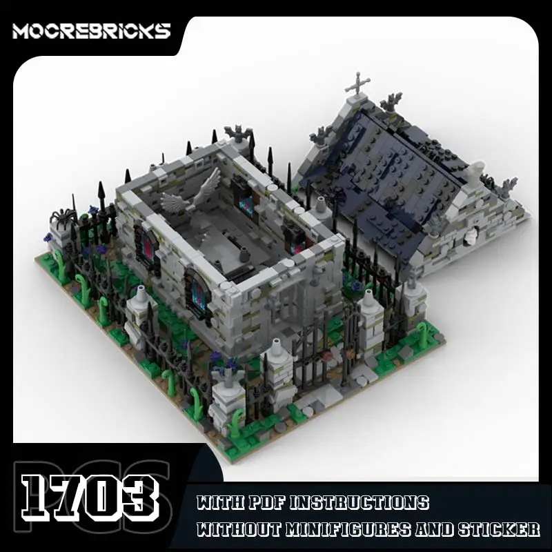 Magische Serie The Ancient Crypt Model Technology Bricks MOC- 171141   Architektur Landschaft Bausteine Kinder Weihnachtsspielzeug