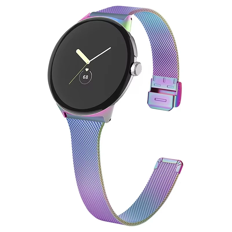 Milanaise-Armband für Google Pixel Watch 2 1, Edelstahl-Armband, Uhrenarmbänder für Google Pixel Watch 3 41 mm Band-Zubehör