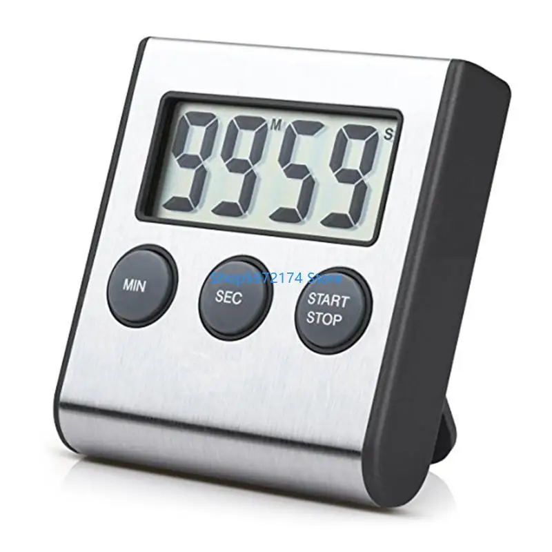 Y3NB Digital Kitchen Timer Countdown Timer Stainless Steel Kitchen Timer