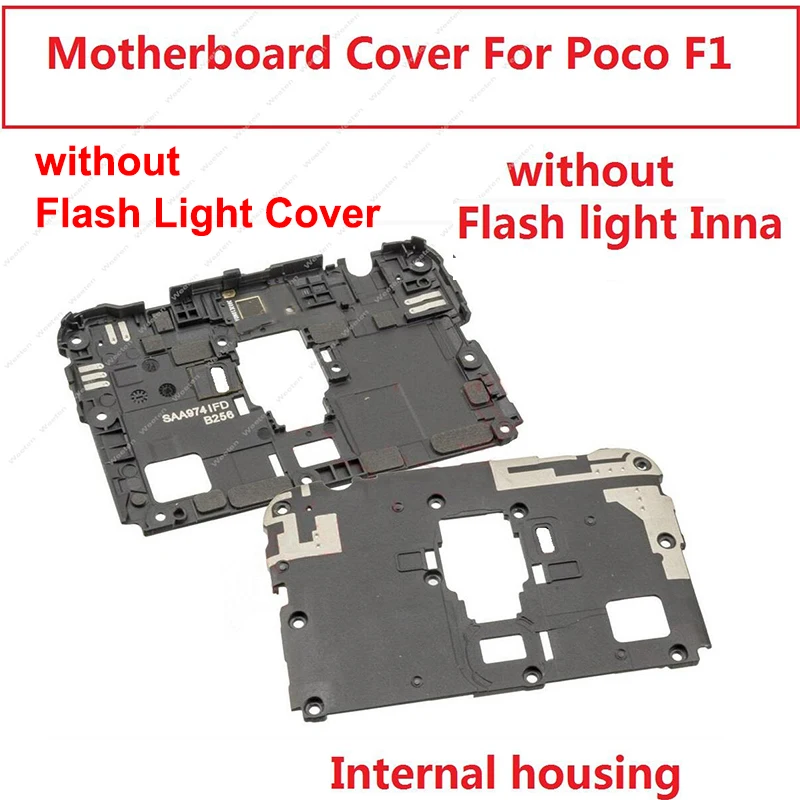 Motherboard Cover For Xiaomi Pocophone POCO F1 Mainboard Cover Holder Internal Housing without Flashlight Inna Replacement