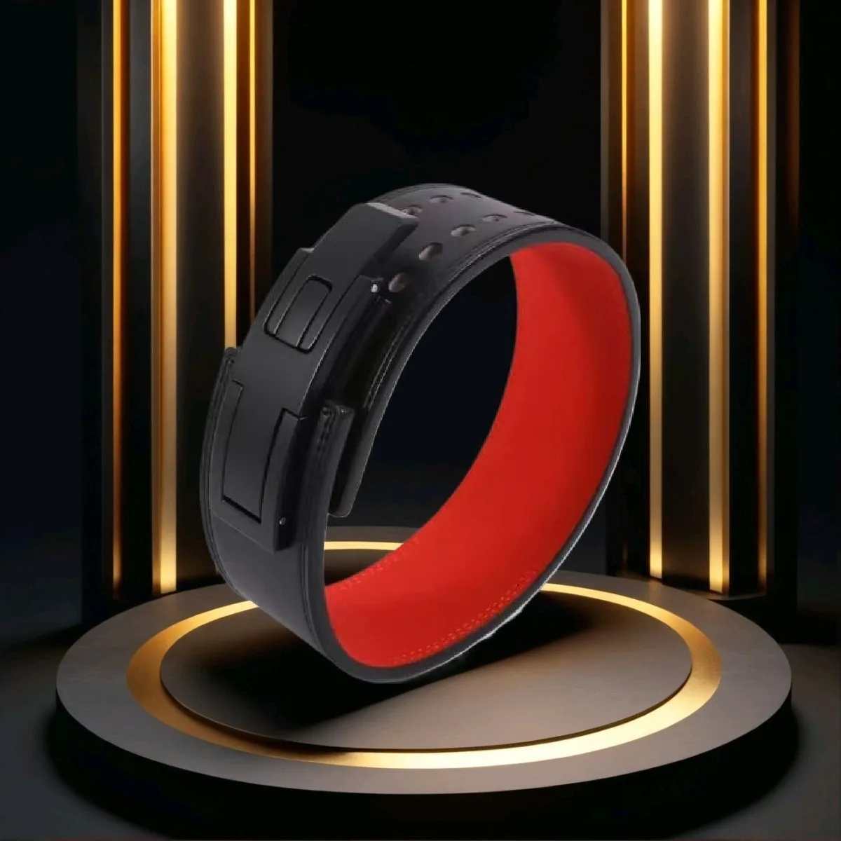 PU Waist Stabilizer Men Women Squat Deadlift Power Training Barbell Gym Back Support Protector