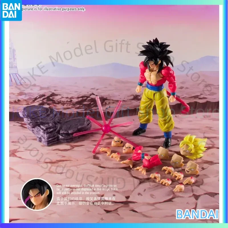 

In Stock Demoniacal Fit SHF Dragon BallSSJ4 SSJ Son Goku Wild Power GT Heads Anime Action Figure Gifts Toys Collection