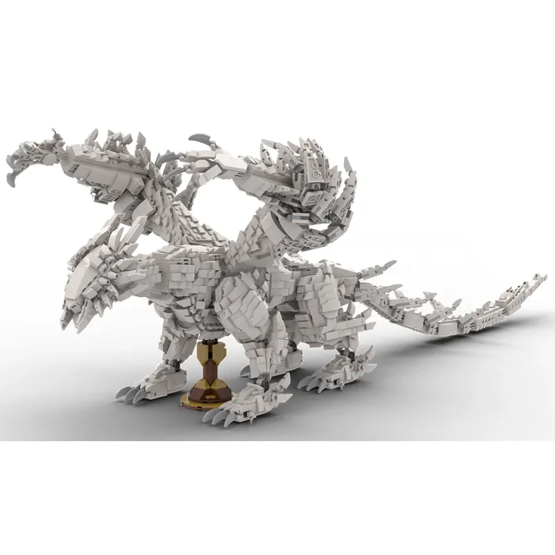 

New 3215Pcs Popular Mythical Creatures Moc White Seraph Dragon Model Custom Puzzle Diy Creative Ideas Kids Toys Birthday Gifts