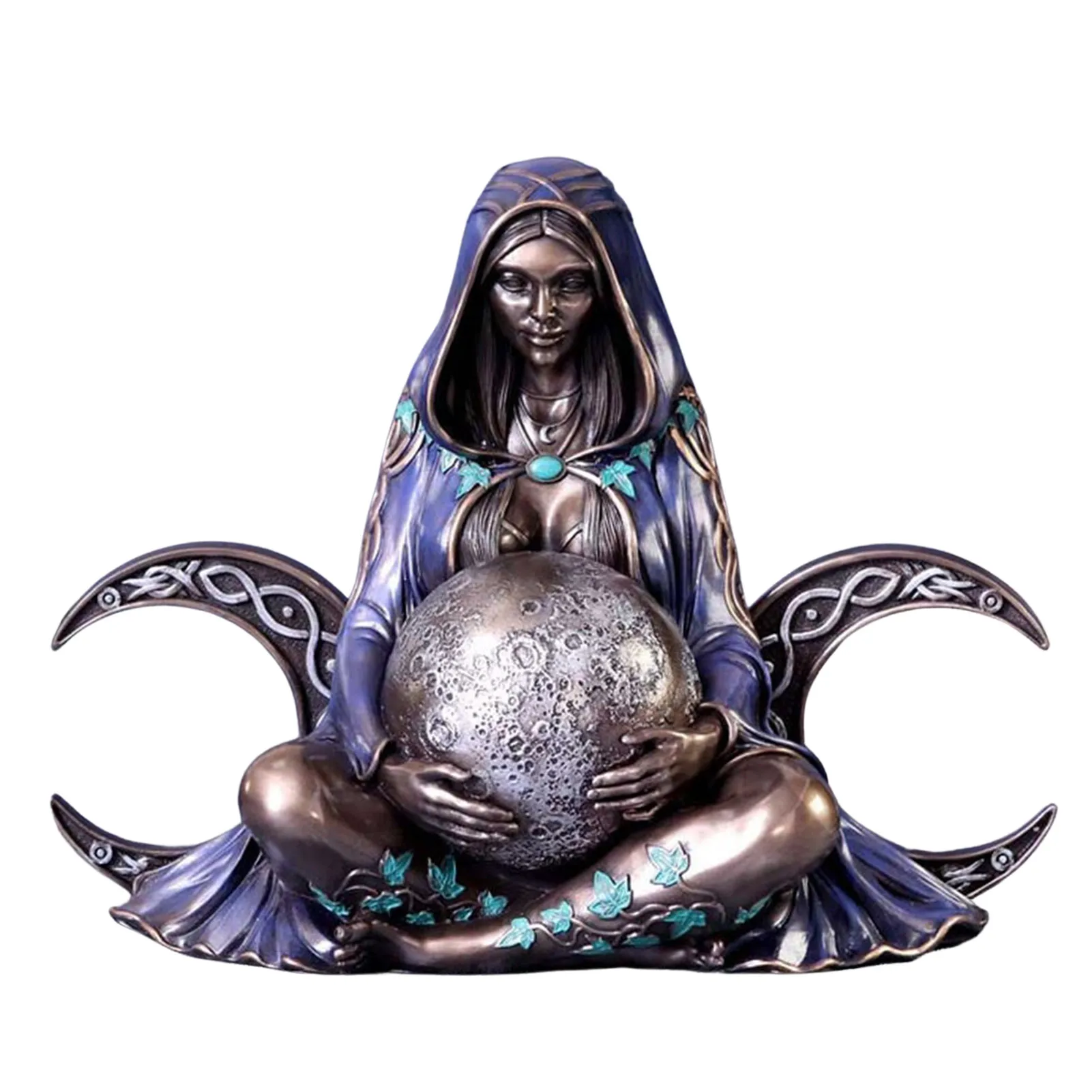 

Gaia Mother Earth Statue Gaia Nature Earth Goddess Statues Nature Resin Figurine For Mother's Day Earth Day Decoration