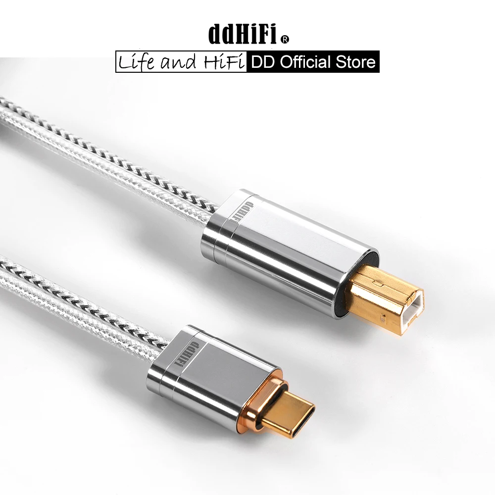 

DD ddHiFi TC09BC (USB-C to USB-B) HiFi Audiophile Cable with Double Shielded Structure and Noticeable Sound Quality Improvement