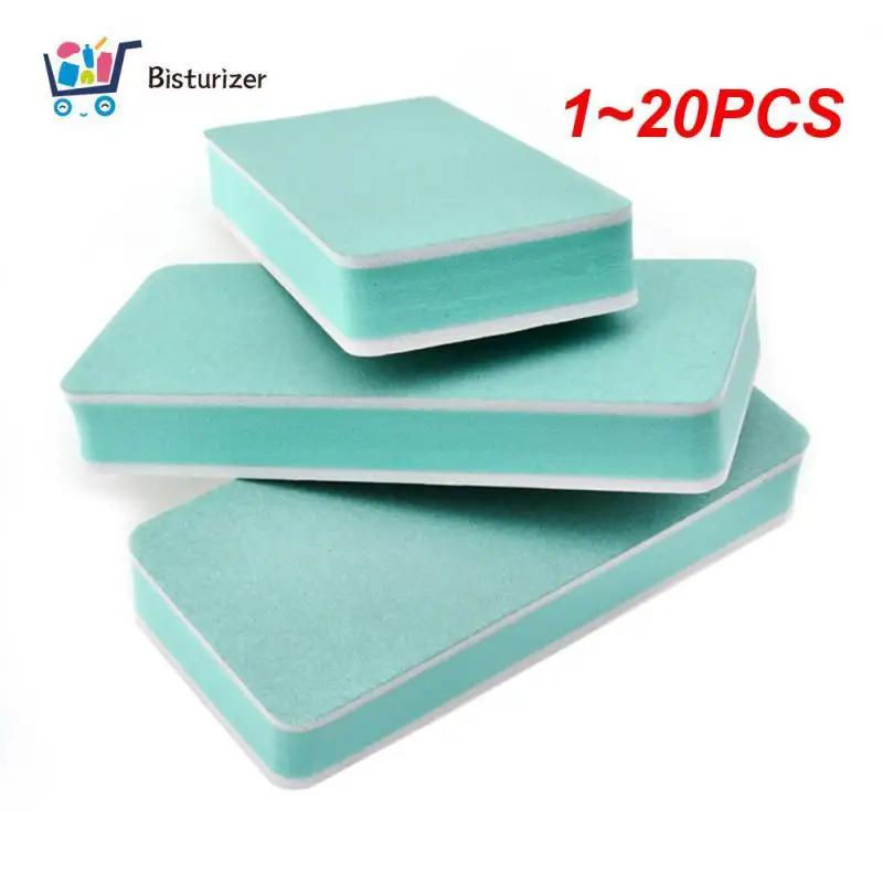 1~20PCS Nail Buffer Nail Art Double-Sided Polishing Block for Manicure Buffer Smooth Shine Tool.