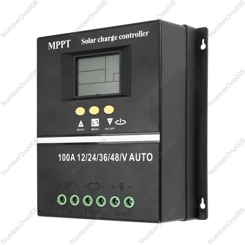 100A 12V 24V 36V 48V AUTO Solar Panel Charge Controller Solar PV Battery Charger with LCD MPPT Solar Controller