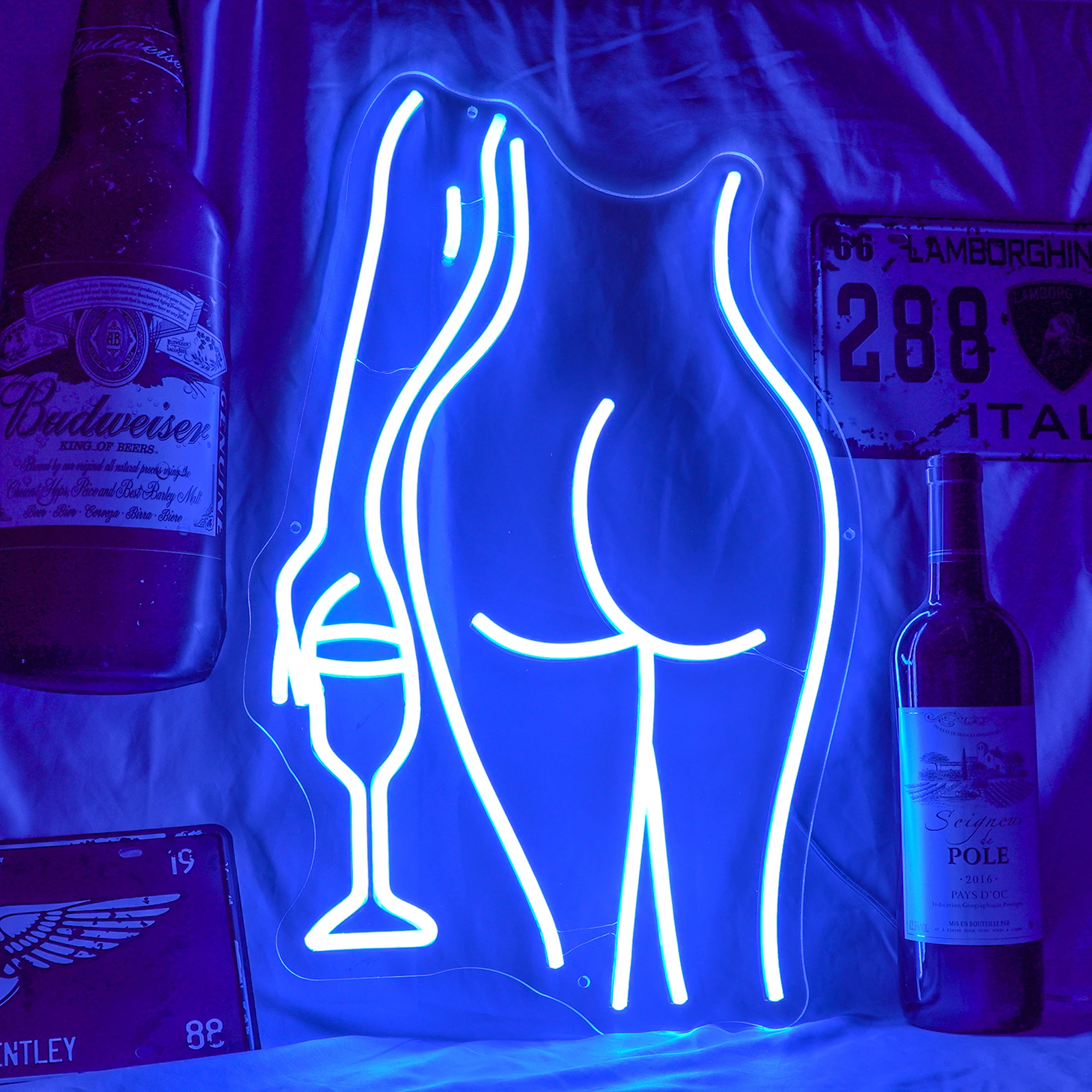 

Sexy Women Body Neon Sign Personalized Bar Wall Custom Decoration Spa Signage Wall Decor Led Neon Sign Bedroom Bathroom Decor