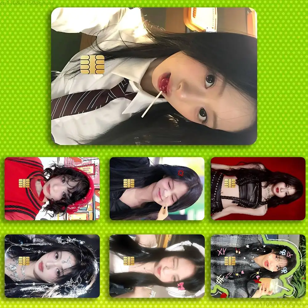 

Cute Singer A-Ahyeon Card Sticker Diy Decorate Exquisite Bank Card Decals Patch Documents Birthday Gift