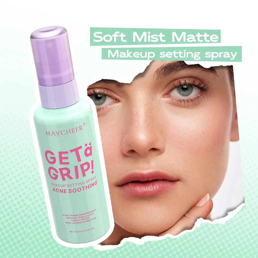 MAYCHEER Setting Spray Мягкий фокусирующий туман Матовый водяной свет Контроль жирности Не размазывающийся Не плотный Водостойкий 24 часа Длительная косметика