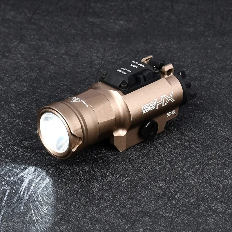 WADSN Tactical XH35 Surefi Flashlight X300 X300U Metal Pistol Scout Light Hunting Rifle Gun Lamp Strobe Flashlight For 20mm Rail
