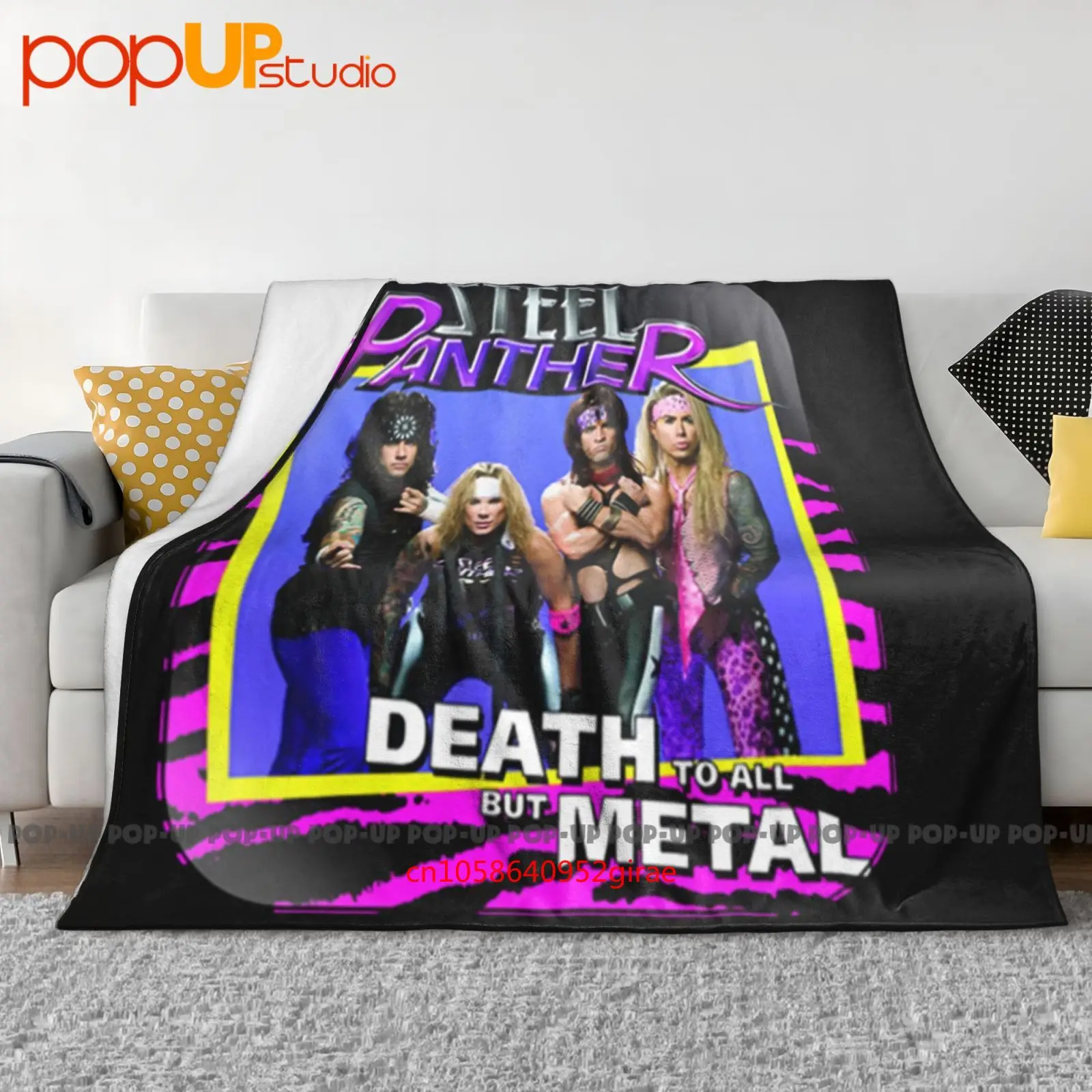 

New Popular Steel Panther Death To All But Metal American Rock Ultra-Soft Blanket Quilt Winter Sofa Cover Bed Covers