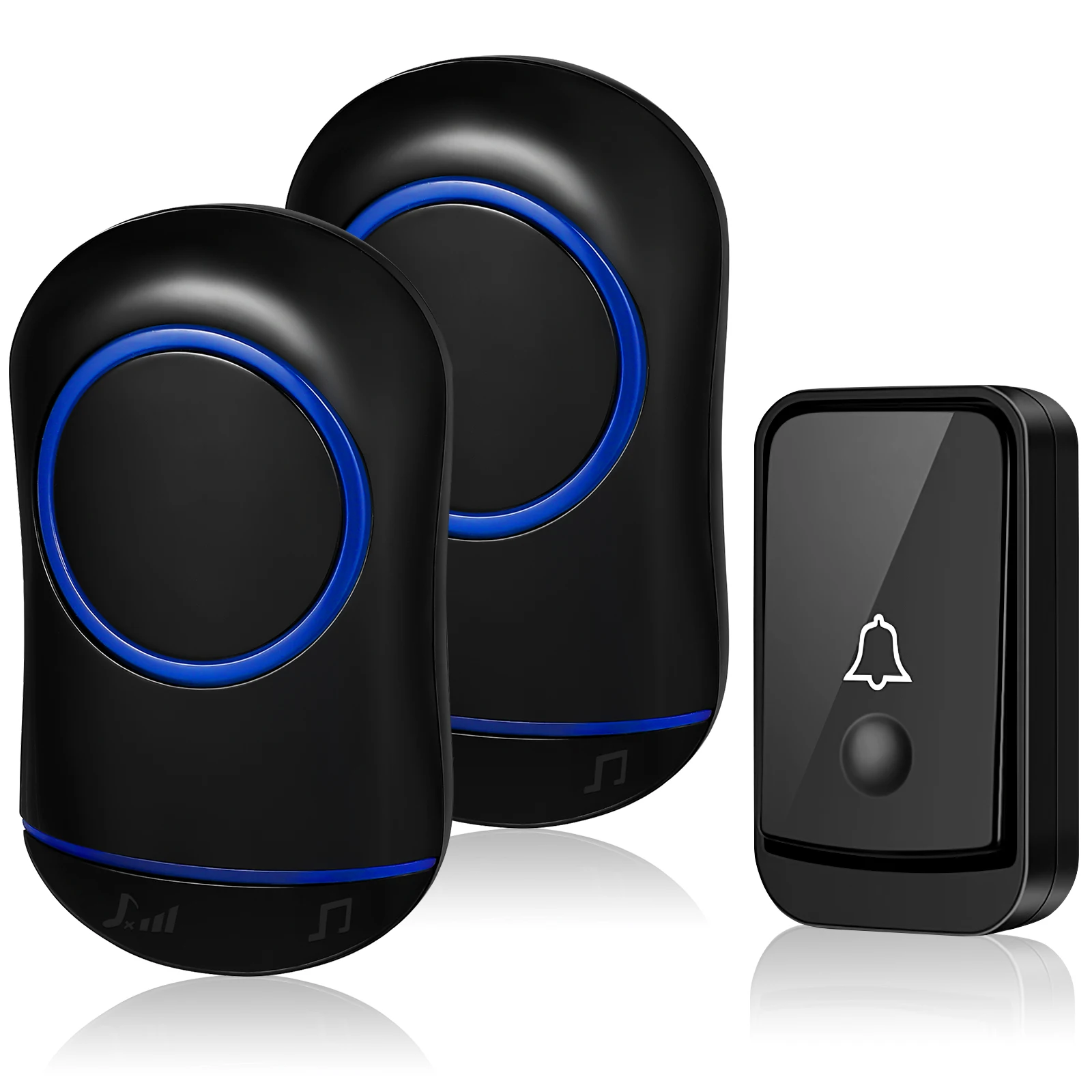 

Wireless Doorbell Electronic Plug in Music for Office Cordless Doorbells Chime Musical