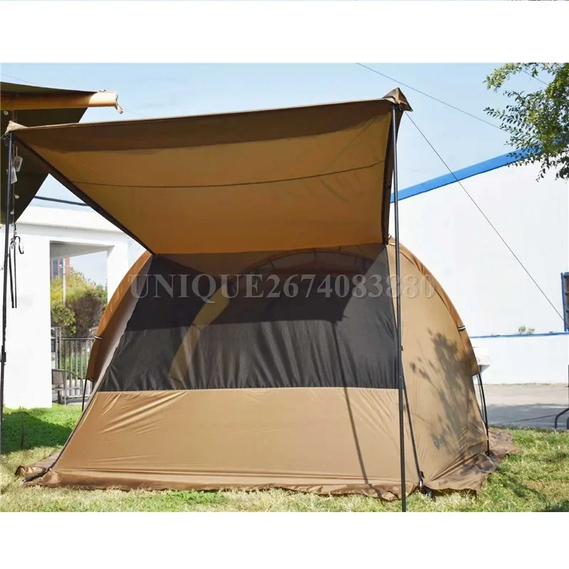 Large Space Waterproof Oxford Family Camping Tent, Outdoor Hiking Tents, 150D