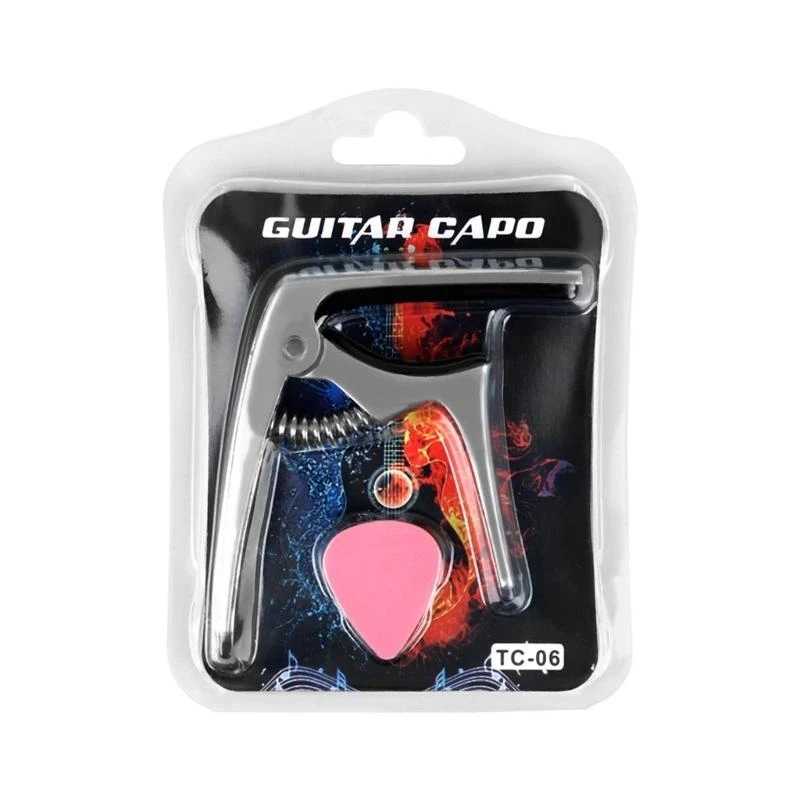 Artillux Guitar Capo with 3Pcs Picks Multifunctional High-Quality Metal+Silicone For Acoustic Classic Electric Guitar Accessory - view 3