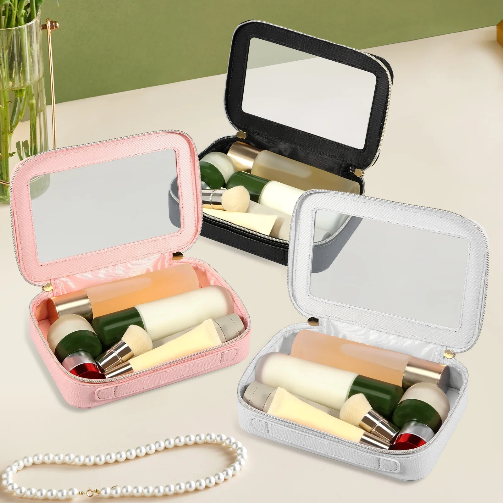 

Прозрачная сумка для хранения косметики, большая косметичка, сумка для хранения из ПВХ, сумка для мытья для путешествий, фитнеса, плавания, водонепроницаемый органайзер для туалетных принадлежностей