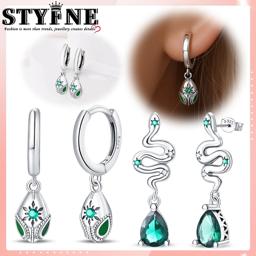 2025 Hot Sale The Year Of The Snake Medusa Drop Earrings For Woman Hoop Earring Trend Classic Party Pendant Jewelry Lucky Gift