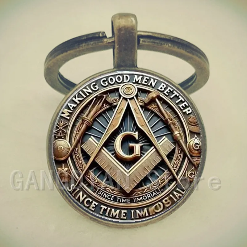 Плоский-брелок-freemason-из-цинкового-сплава-в-стиле-ретро-«Железо-надежда-брелок»-Братство-Глаз-Бога-лучший-памятный-брелок