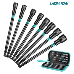 Libraton 8PCS Magnetic Nut Driver Set, Nut Drivers 6