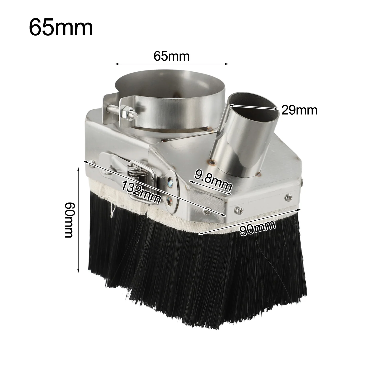 65mm Spindle Dust Cover Woodworking Vacuum Cover Dust Cover Engraving Machine Cover Good Dust Suction Effect Rust-Proof Design