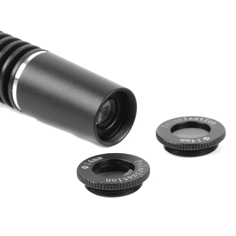 Polarizing polarizer Eliminates Reflections and Glare For Double Gooseneck Optical Fiber Cold Fiber Optic Facula Light