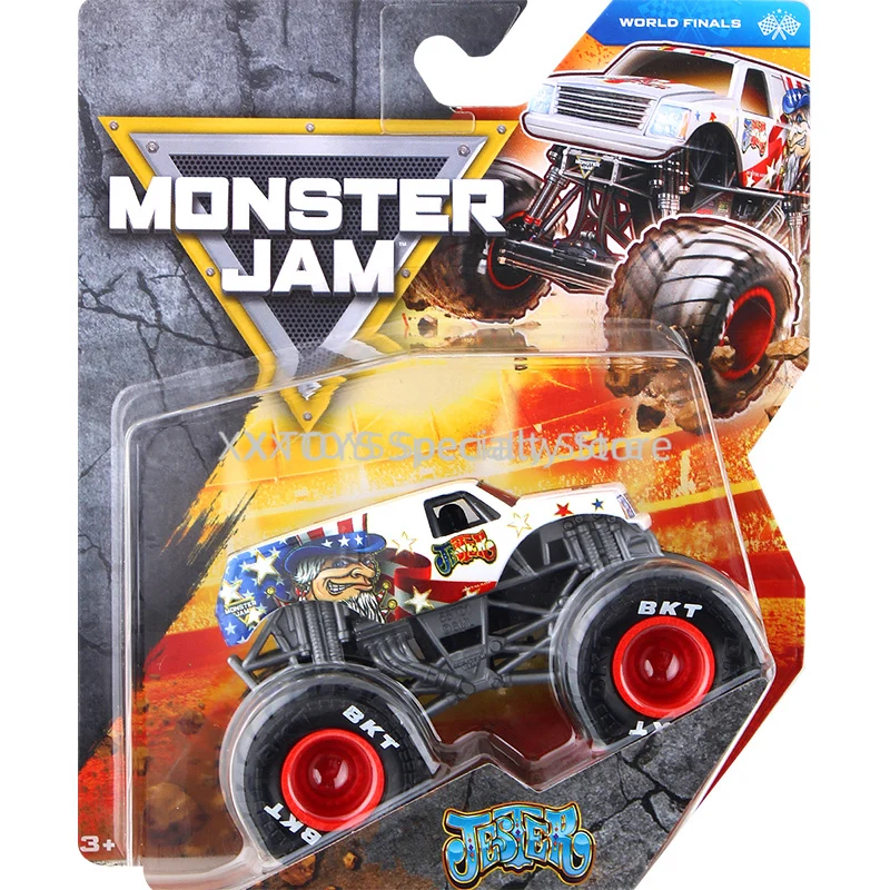 Monster Jam Monster Truck Schaal 1:64 Gegoten Voertuig Sparkle Smash Thunderroarus Monster Truck Jongens Off-Road Racing Collectible