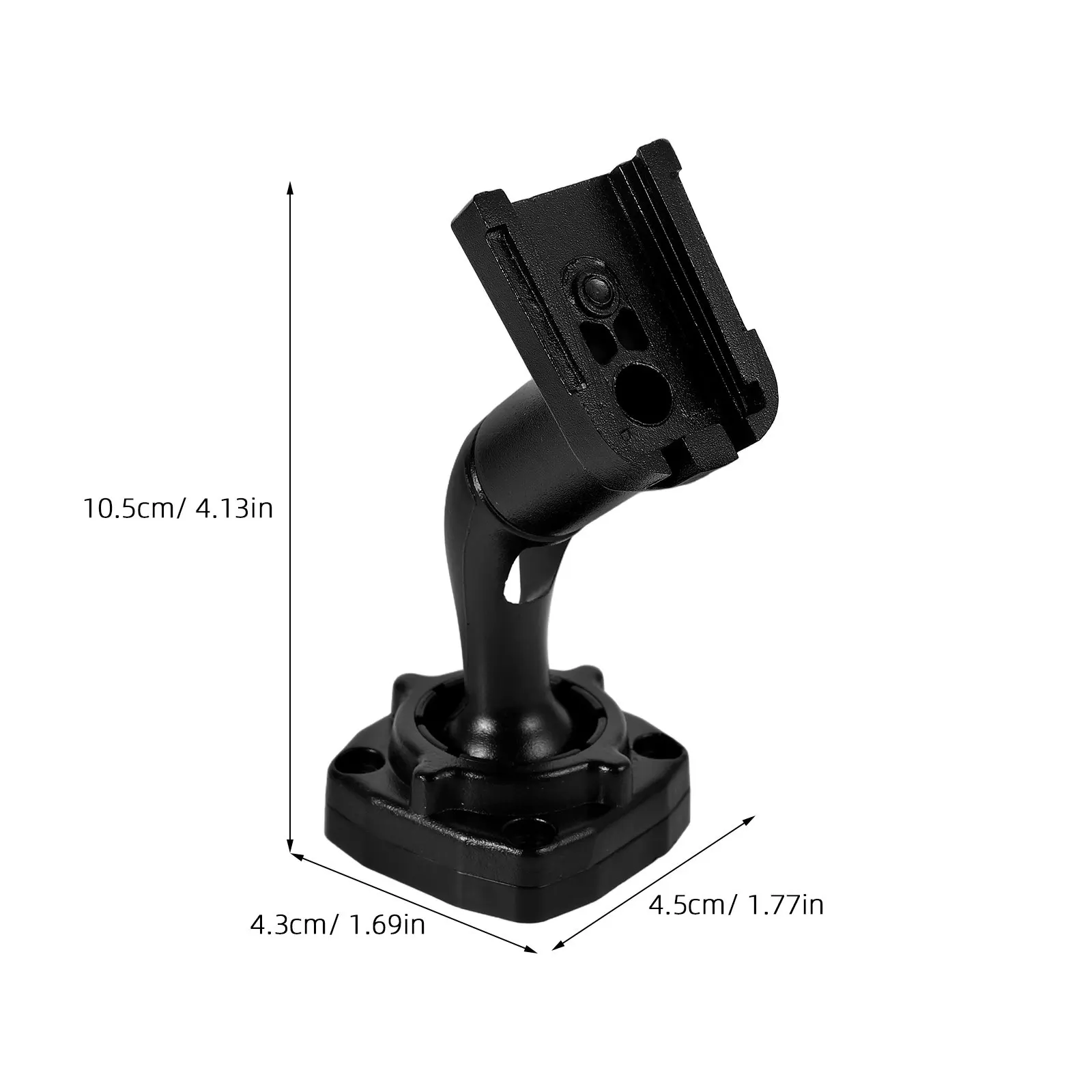 Universal Black Rear View Mirror Bracket Car Dash Cam Mount Secure Stable Holder Vehicle Interior Recorder Safety Support