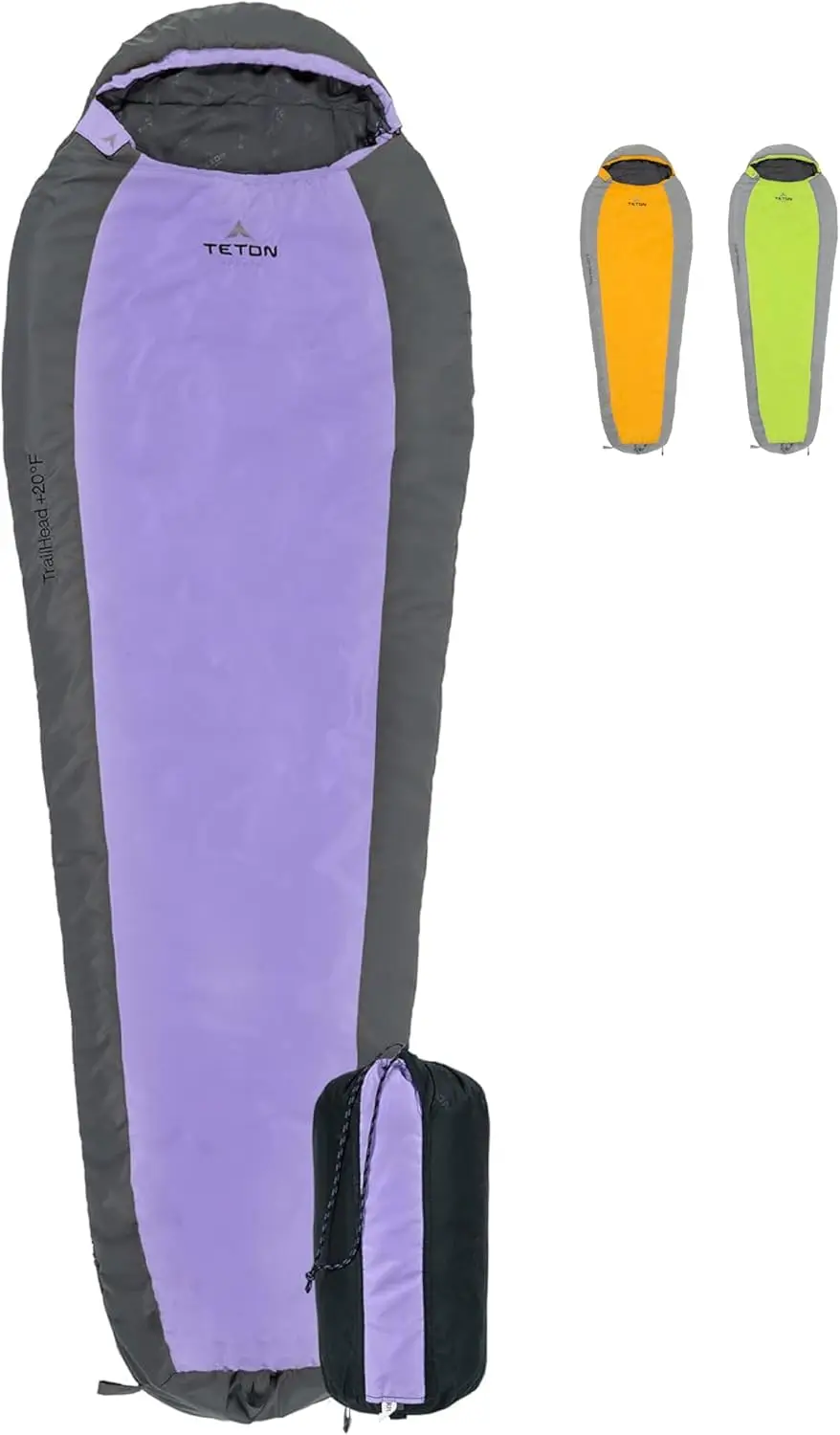 

Mummy Sleeping Bag for Adults Kids, Lightweight Warm Weather Camping Backpacking Hiking with Compression Sack