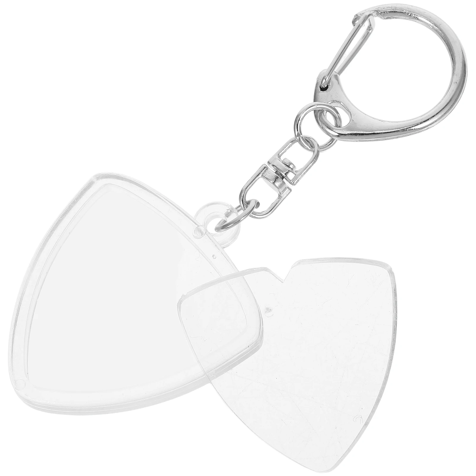 

Guitar Pick Storage Box Keyring Case Picks Holder Keychain Acoustic Accessories