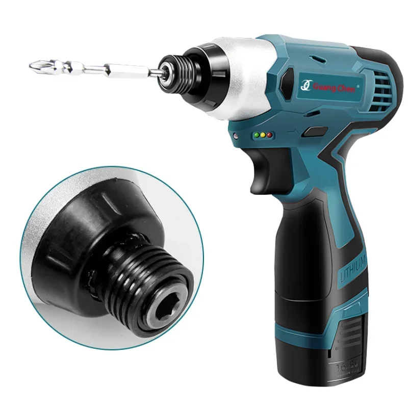 16.8V Impact Wrench Cordless Rechargeable Electric Wrench Right  Angle Ratchet Wrenches Impact Driver Power Tool Mini