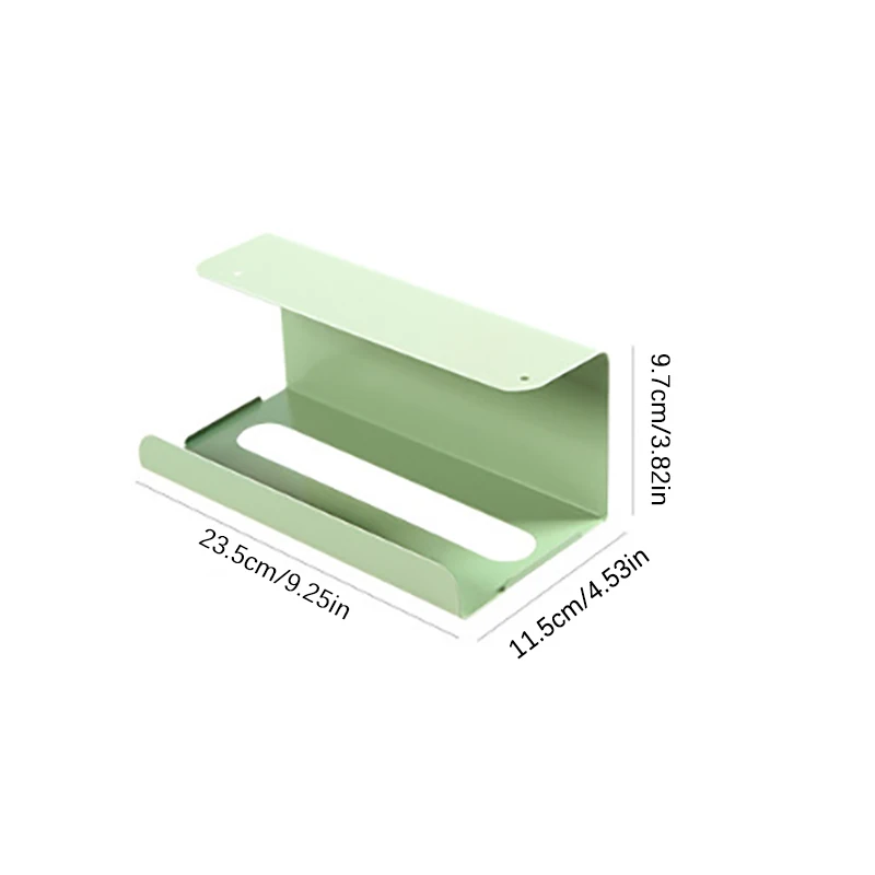 1/5PCSTissue Box Under Cabinet Paper Towel Holder Multi-functional Iron Load-bearing Paper Towel Rack Toilet Paper Storage Box