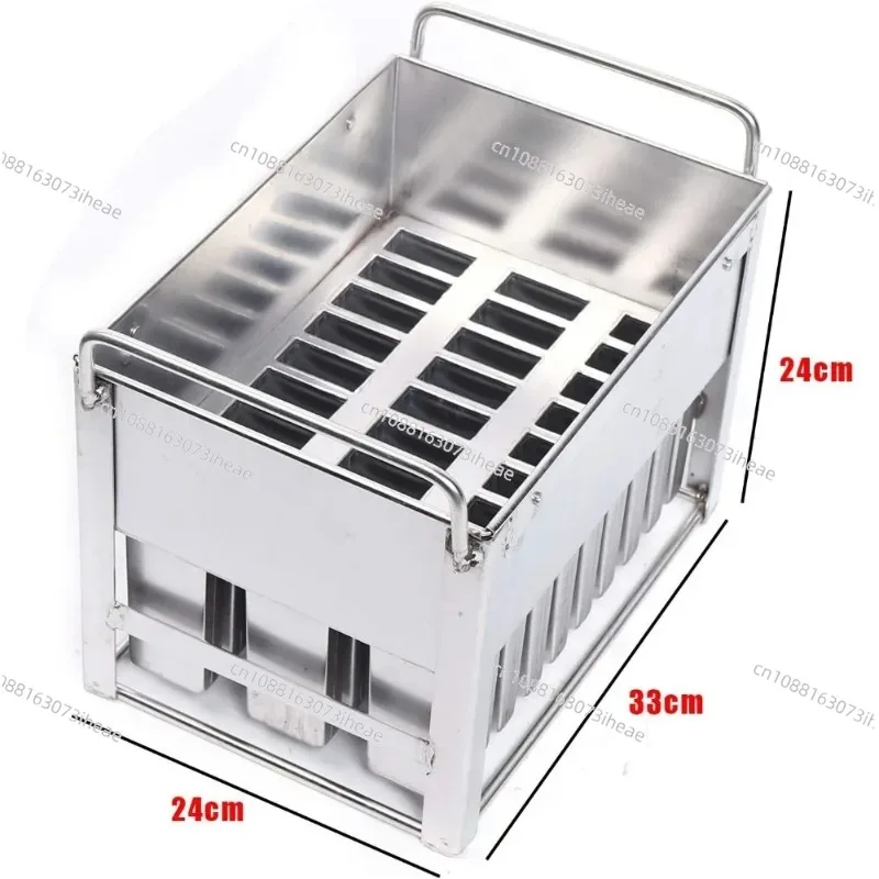 for Stainless Steel Ice Lolly Popsicle Molds Kit Ice Pop Lolly Popsicle Ice Cream Stick Holder + Cleaning Brush